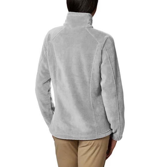 Columbia Benton’s Springs Gray Full Zip Up Fleece Jacket Size XL - Picture 2 of 9